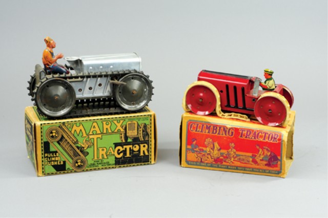 LOT OF TWO MARX FARM TRACTORS