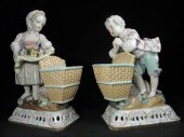 Lot of two Meissen German porc