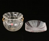 Lot of two Murano art glass pi