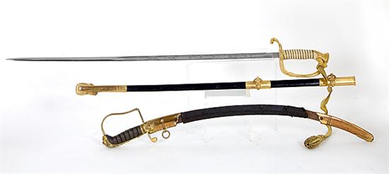 Lot of two Naval officer