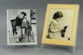 LOT OF TWO PHOTOS WITH STEIFF
