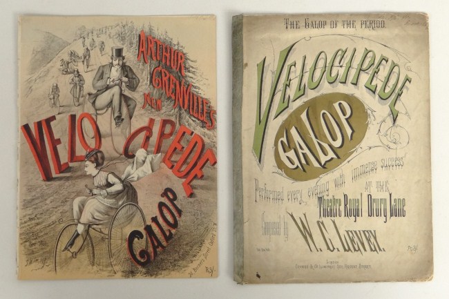 Lot of two pieces of sheet music.