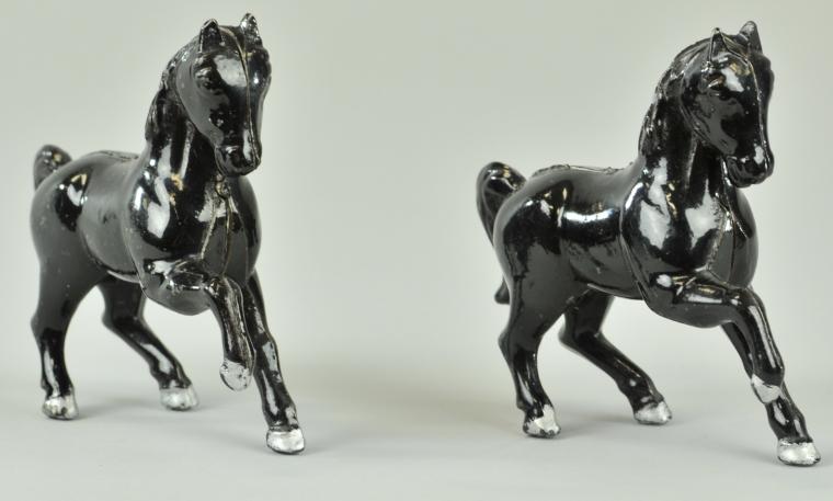 LOT OF TWO PRANCING HORSE STILL