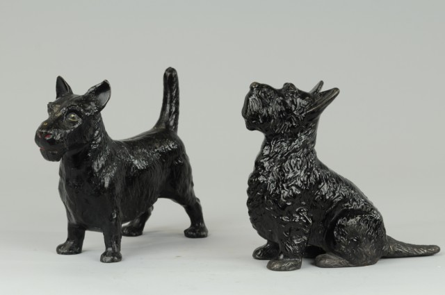 LOT OF TWO SCOTTIE DOORSTOPS Two