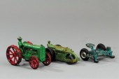 LOT OF TWO SMALL TRACTORS Incl