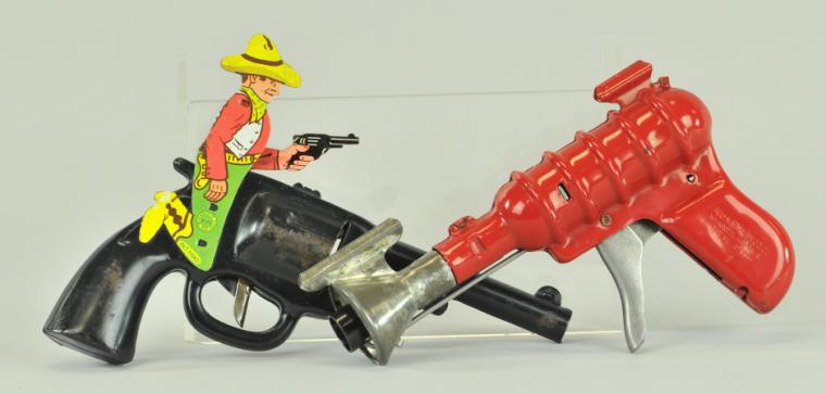 LOT OF TWO TOY GUNS Both pressed