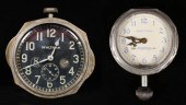 LOT OF TWO WALTHAM CAR CLOCKSL