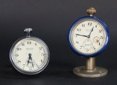 LOT OF TWO WALTHAM CAR CLOCKS