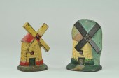 LOT OF TWO WINDMILL DOORSTOPS