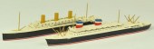 LOT OF TWO WOODEN OCEAN LINER