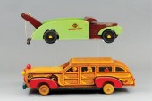 LOT OF TWO WOODEN VEHICLES Inc