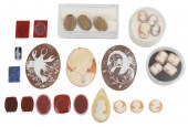 LOT OF UNMOUNTED CAMEOS & ROMA