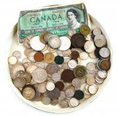 LOT OF US AND WORLD COINS. INC