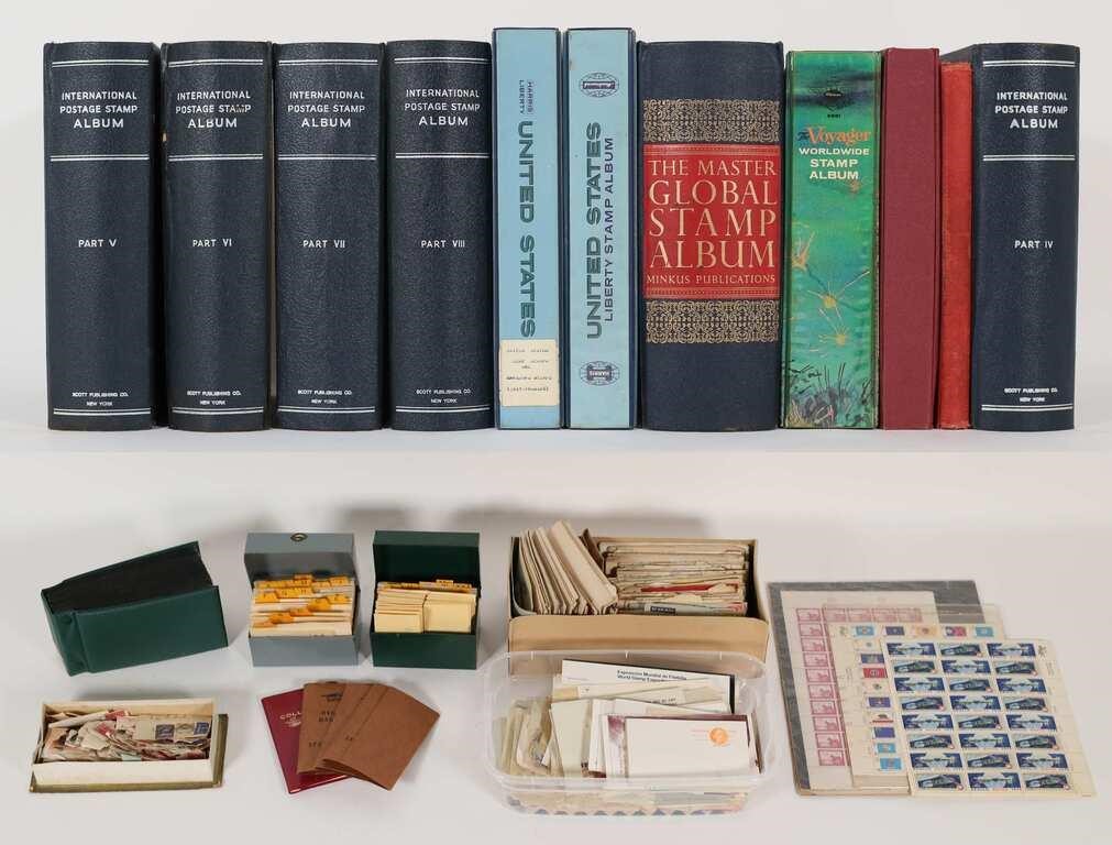 LOT OF U.S. & INTERNATIONAL POSTAGE