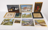 LOT OF VARIOUS ARTWORKS, OIL,