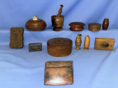 LOT OF VARIOUS WOODEN BOXES -