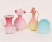 Lot of Victorian glass items i