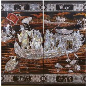 (LOT OF) VIETNAMESE LACQUERED