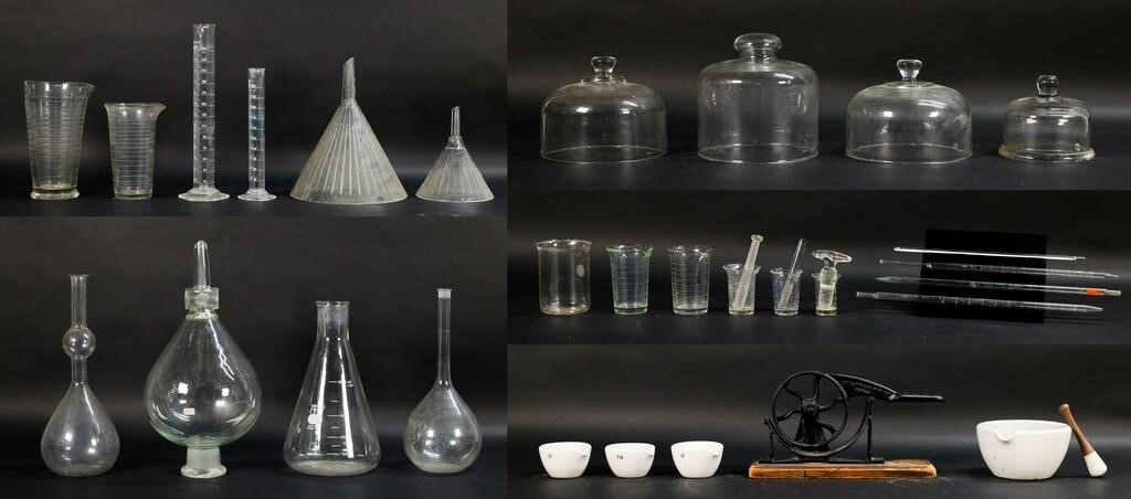 LOT OF VINTAGE APOTHECARY &