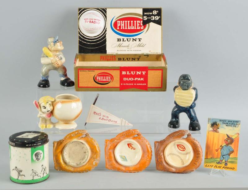 Lot of Vintage Baseball Items. 