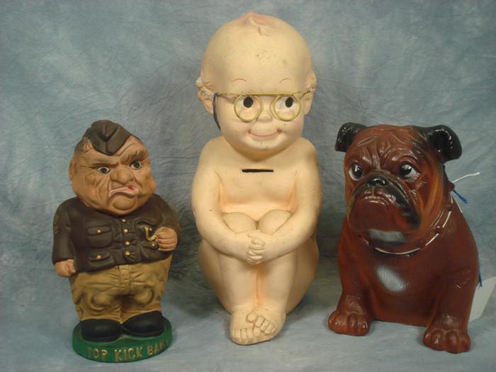 Lot of vintage Coin Banks, Mack