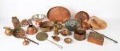 Lot of vintage copper, brass &