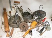 Lot of vintage kitchen items,