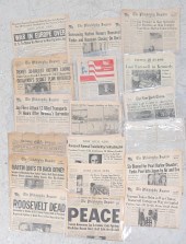 Lot of vintage newspapers, mos