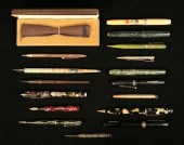 LOT OF VINTAGE PENS & PENCILS