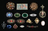 LOT OF VINTAGE PINS & BROOCHES