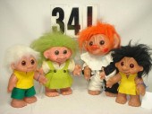 Lot of vintage trolls, 7 to 8