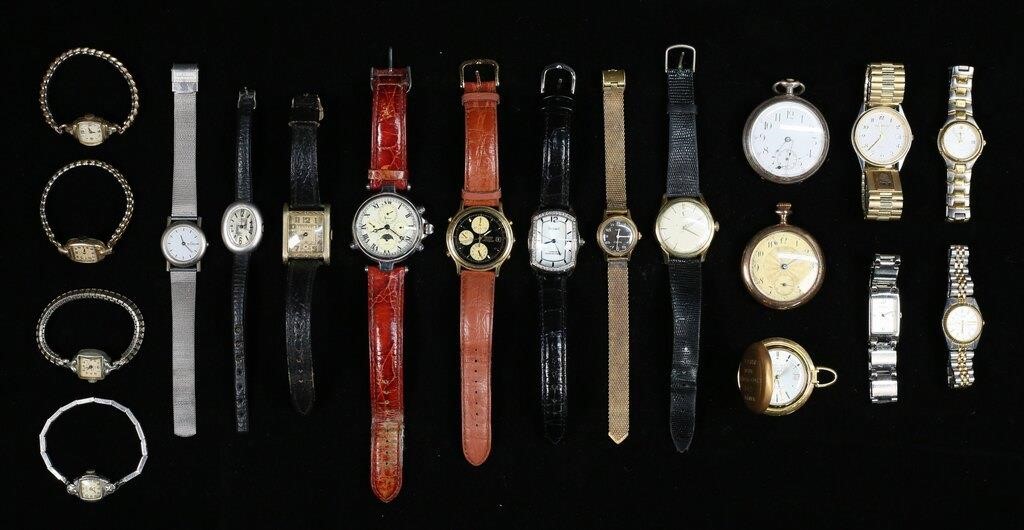 LOT OF WATCHESMen's and ladies'
