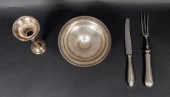 LOT OF WEIGHTED SILVER4 pieces