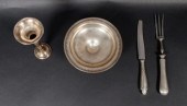 LOT OF WEIGHTED SILVER4 pieces