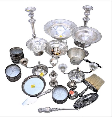 LOT OF WEIGHTED STERLING SILVER