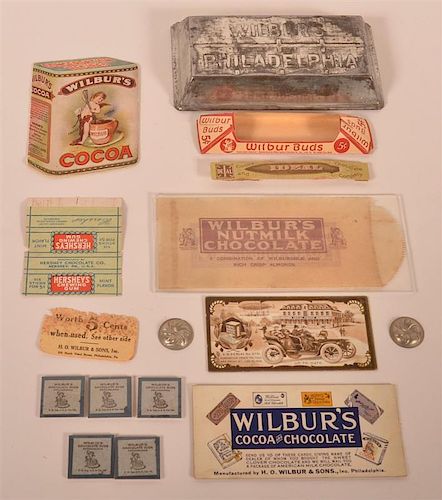 LOT OF WILBUR & IDEAL CHOCOLATE