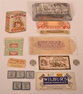 LOT OF WILBUR & IDEAL CHOCOLAT
