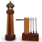 LOT OF WOODEN KALEIDOSCOPESDES