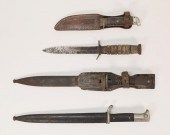 LOT OF WWII ERA BAYONETS & KNI