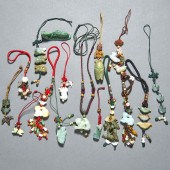 (LOT OF12) CHINESE JADE CARVIN