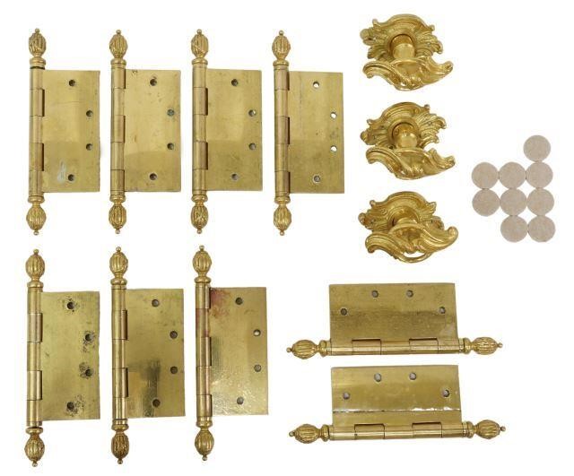 (LOT) P.E. GUERIN GILT BRASS DOOR