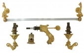 (LOT) SHERLE WAGNER GILT DOLPH