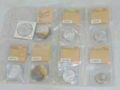 LOT SILVER COINS, 3 WALKING LI