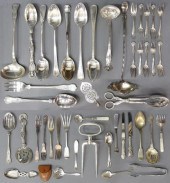 (LOT) SILVER PLATE SERVING FLA