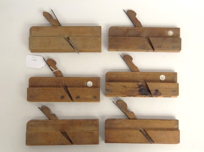 Lot six early molding planes. Names
