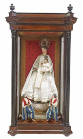 (LOT) SPANISH CAPILLA CABINET