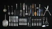 LOT STERLING HANDLED SERVING P