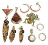 (LOT) STERLING & OTHER JEWELRY