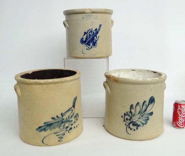 Lot three 19th c. stoneware