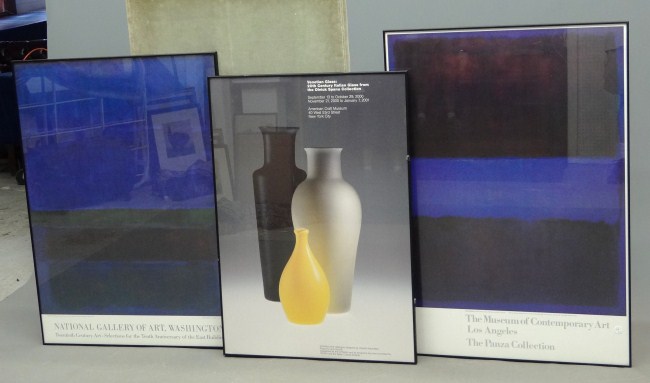 Lot three museum posters